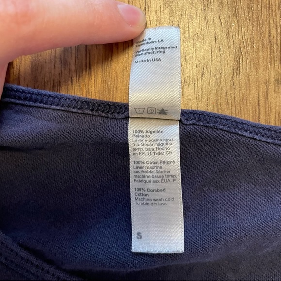 American Apparel Long Sleeved T-Shirt with Floral Design - Picture 5 of 5